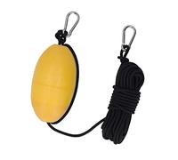 RASTKY Flotador de Ancla para Barco de Mar, Ancla de Deriva Portátil para Barco de Pesca con Hebilla de Acero Inoxidable para Lanchas a Motor, Veleros y Kayaks, Amarillo