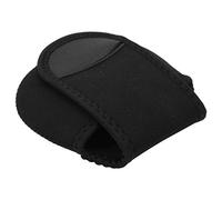 RASTKY Funda Protectora de Carrete Giratorio de Lona para Protección de Rueda de Pesca, Bolsa Negra, Suministros de Pesca Ligeros