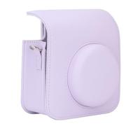 RASTKY Funda Protectora para Cámara Instantánea, Bolsa Portátil para Fotografía Mini 12, Correa de Hombro Ajustable, Cuero PU Retro para Protección contra Daños por Polvo y Arañazos (Purple)