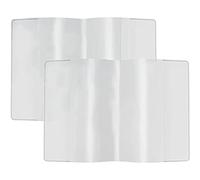 RASTKY Funda Protectora Tarjetero Resistencia Al Desgarro para Pasaporte de vacunas; Práctico Diseño Transparente para una Fácil Recuperación de archivos; Material PVC 11X14.5cm 1/5uds para Viajeros