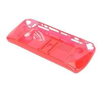 RASTKY Funda Transparente para ROG Ally con Soporte, Cubierta Protectora Antideslizante para Portátil ROG Ally (Rojo transparente)