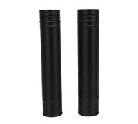 RASTKY Fundas Protectoras de Horquilla de Motocicleta, Protectores de Sello de Goma para Horquillas de 37-50mm, Cubierta Bloqueadora, con Instalación Adhesiva Fácil para Motos V Twin