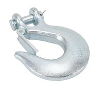 RASTKY Gancho de Cadena de Seguridad Resistente de 1/2 Pulgada, Acero de Aleación de Alta Resistencia a la Tracción G70 para Transporte de Cabrestante de Remolque