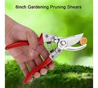 RASTKY Garden Shear Premium SK5 Herramienta de Carbono Tijeras de Podar con Hoja de Acero para Recortar árboles y Ramas Ideal para Flores y Bonsáis Tijeras que Ahorran Esfuerzo de 8,3"