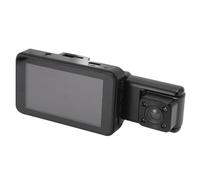 RASTKY Grabadora de Conducción Profesional 3 Canales Gran Angular Visión Nocturna Modo de Estacionamiento Dash CAM 1080P para Conductores de Viajes Compartidos