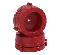 RASTKY Grabadoras de Cinta de Carrete a Carrete de 2airs Nab Hubpters de 1/4 de Pulgada, Funda Elástica con Cerradura, Adecuada para Varios Modelos, Incluidos Studerx y (rojo)