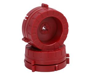 RASTKY Grabadoras de Cinta de Carrete a Carrete de 2airs Nab Hubpters de 1/4 de Pulgada, Funda Elástica con Cerradura, Adecuada para Varios Modelos, Incluidos Studerx y (rojo)