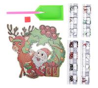 RASTKY Guirnalda de Diamantes de Imitación 5D, Resistente y Duradera, Pintura de Diamantes de Imitación, Adornos que Cultivan la Paciencia y la Confianza en uno Mismo, Regalos de 9 Pulgadas (DZ640)