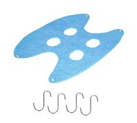 RASTKY Hamaca con Cabestrillo para Aseo de Perros, Hamaca Suave de Doble Capa con Pelusa para el Cuidado de Mascotas, Ayuda para Lavar el Baño, Amplios Usos para Medicina y Limpieza, para Perros y