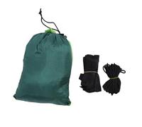 RASTKY Hamaca Ligera y Portátil con Nailon 210T Resistente Al Desgarro, Diseño de Red Transpirable, Nics, Patios y Senderismo, Capacidad de Carga de 661 LB (Verde Oscuro con Verde Fruta (Red Blanca))