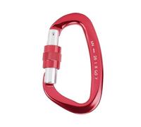 RASTKY Hebilla de Escalada Aluminio 7075 Alta Resistencia 25 KN para Rescate de Montañismo 63 G/2,2 Oz Puerta de Resorte 10 Cm para Escalada en Roca, Rappel (#)