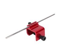 RASTKY Herramienta de Alineación de la Cadena, Herramienta de Ajuste de la Cadena de Sótbelo de Aleación de Aluminio, Motion Pro 08-0048 Compatible con Motocicletas, ATV, UTV (rojo)