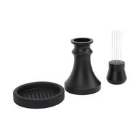 RASTKY Herramienta de Distribución 2 en 1 58 Mm Tamper de café Agitador de café Herramienta de Distribución con Ergonómico Distribuidor Profesional de Extracción Uniforme