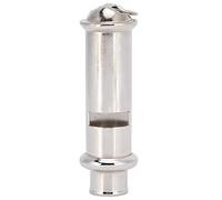 RASTKY Herramienta de Entrenamiento para Mascotas Silbato de Pájaros de Acero Inoxidable Plateado con Cordón, Sonido Fuerte, Seguro para Niños, Silbato Ultrasónico para Entrenamiento de Cobertizos