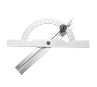 RASTKY Herramienta de Medición de la Regla del ángulo del Protractor - Medición del ángulo del Manifiesto de Acero Al Carbono de 100x150 Mm