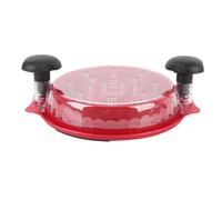 RASTKY Herramienta Trituradora de Carne Visible, Picadora de Pollo Antideslizante, Utensilio de Cocina útil para Entusiastas de la Cocina, Material de Calidad Alimentaria (rojo)