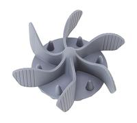 RASTKY Inserto de Comedero Lento Cortable para Cuencos para Perros, Fácil Instalación con Cuchillas en Espiral y Púas de Silicona, Reduce los Atracones, Material de Silicona de Grado Alimenticio,