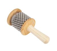 RASTKY Instrumento de Percusión Cabasa de Madera para Niños, Atractivo Agitador de Sonido para el Desarrollo del Talento Musical, Acabado Suave y Seguro, de Fácil Agarre, Construcción Duradera,