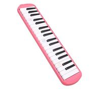 RASTKY Instrumento de Viento Melódica Portátil de 37 Teclas con Teclado Incorporado, Cómodo de Usar para Principiantes (rosa) (PINK)