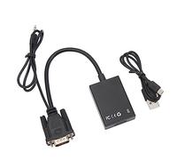 RASTKY Interfaz de Medios de Alta Definición 1080P a Adaptador VGA Conversión sin Pérdidas para Monitor de PC Plug and Play Liviano para PC con Interfaz VGA, Multimedia HD de Monitor