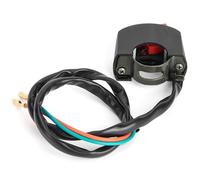 RASTKY Interruptor de Encendido/apagado de Faro LED para Motocicleta, Botón de Control de Manillar Duradero para Motos con Manillar de 7/8 de Pulgada, Ajuste Universal para la Mayoría de los (botón