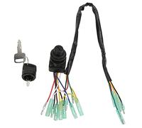 RASTKY Interruptor de Llave para Barco Profesional, Interruptor de Encendido Fueraborda Impermeable, Panel de Control Universal para Uso General, Material Plástico ABS Resistente