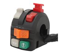 RASTKY Interruptor de Manillar de Motocicleta de 22 Mm, Interruptor de Control Manual Eléctrico Duradero de 7/8 Pulgadas y 7 Funciones para Motocicleta ATV