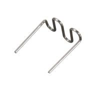 RASTKY Juego de 100 Piezas de Grapas Planas Onduladas Universales Precortadas de 0,6 Mm-0,8 Mm para Herramienta de Reparación de Soldadura de Plástico para Reparación de Parachoques de Automóviles,