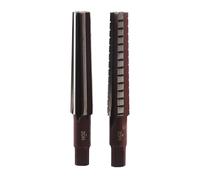 RASTKY Juego de 2 Escariadores Cónicos Morse - Escariador de Vástago Recto de Acero con Alto Contenido de Carbono - Escariadores ásperos y Finos para Aplicaciones de Mecanizado y Orificios Cónicos