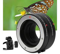 RASTKY Juego de Anillos Adaptadores de Lente Macro NX1 de 10 Mm + 16 Mm para Cámara con Montura NX, Contacto Electrónico, Enfoque Automático, para Disparo Macro, Aleación de Aluminio ABS