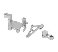 RASTKY Juego de Brazo de Soporte de Engranaje de Dirección RC Profesional con Alta Resistencia para Motocicleta Eléctrica LOSI Promoto MX 1/4, Fácil Instalación (Silver)