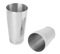 RASTKY Juego de Coctelera de Acero InoxidableBartending - y Elegante Lata de CóctelUso Profesional y Doméstico (SILVER)