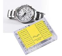 RASTKY Juego de Juntas Tóricas para Cabeza de Reloj de 500 Piezas para Agua, Excelente Mano de Obra, Esencial para Trabajadores de Reparación de Relojes, Material de Goma, Embalaje en Caja