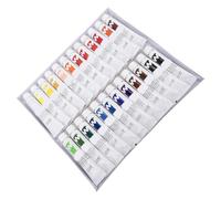 RASTKY Juego de Pintura de Acuarela de Varios Colores, Tubos Profesionales de 12 Ml para Artistas y Principiantes, Pigmentos de Larga Duración para Capas, Glaseado y Lavado, 12 Tubos de Pintura de