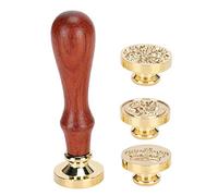 RASTKY Juego de Sellos de Cera con Patrón de de Flores de Nieve Duradero para Herramientas de Manualidades, Ideal para Actividades Comerciales, Invitaciones, Bodas, Regalos de Cumpleaños, 1 Sello