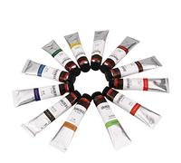 RASTKY Juego Profesional de 12 Colores de Pigmento de Pintura Al óleo para Principiantes, Kit de Pintura de Dibujo Artístico con Tubo de Aluminio Sellado para un Brillo Duradero, Ligero y Portátil