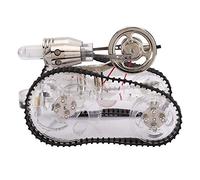 RASTKY Juguete Científico Modelo de Motor de Tanque con Componentes de Acero Inoxidable para una Operación Práctica Segura y Divertida Educación Stem/Aula de Física