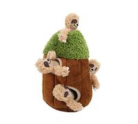 RASTKY Juguete de Peluche para Squeaky Hide S on Pequeño Perezoso, Desafiante Rompecabezas para Perros, Juego Interactivo Mascotas Solitarias, Divertido Juego de Escondite
