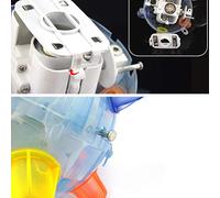 RASTKY Juguete Interactivo con Pelota de Salto LED para Mascotas, Material No Tóxico, Atrae la Atención con Música y Luces, Ejercicio y Estimulación Mental para la Soledad, 13 * 13* Cm (A)