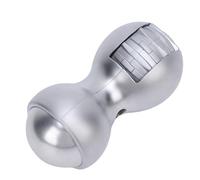 RASTKY Juguete para Aliviar el Estrés y la Ansiedad, Portátil, Divertido, de Doble Extremo, de Aleación de Aluminio, para Escritorio, para Viajes, Trabajo y Escuela (Silver)