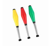 RASTKY Kit Colorido de Palos de Malabarista para Entrenamiento de Niños, Desarrolla la Coordinación y el Encanto Mano-Ojo, 3 Piezas para Entretenimiento Familiar, 385 G, 42 * 7 Cm