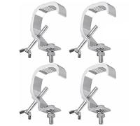 RASTKY Kit de Abrazadera de Luz de Etapa de Servicio Pesado - 4pcs Anti -slip Cast Aluminium & Moving Light DJs Ideales, Teatros, Clubes Nocturnos y Eventos Capacidad de Carga 20 Kg, Se Ajusta a los