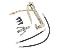 RASTKY Kit de Boquilla para Herramienta de Grasa, Acoplador de Herramienta de Grasa de Aire de Metal de Alta Resistencia, Boquilla Flexible para Compresor de Aire, Bomba de, Manguera de 230mm y 400mm