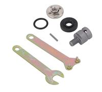 RASTKY Kit de Conversión de Amoladora Eléctrica a Amoladora angular: Juego de Herramientas para Cortar, Pulir y Amolar Azulejos con Funcionalidad Incluida