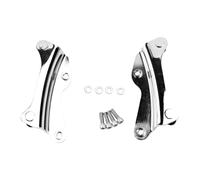 RASTKY Kit de Herrajes de Acoplamiento Desmontable de 4 Puntos, Componente de Montaje de Respaldo Práctico for Montaje de Bastidor de Motocicleta Touring (Electrochapado)