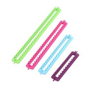 RASTKY Kit de Herramientas para Hacer Bufandas de Plástico Creativo de Telares de Bricolaje para Niños, Tabla de Tejer Ajustable para Manualidades únicas, Cultivar la Paciencia, la Confianza en uno