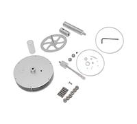RASTKY Kit de Modelo de Motor Stirling de Aluminio de Baja Temperatura, Exquisito Juguete Educativo Físico para Niños, Accesorios de Enseñanza en el Aula, Regalo para Amigos y Familiares, 1 Pieza