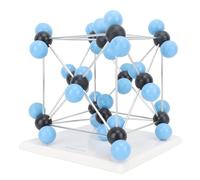 RASTKY Kit de Modelo Molecular de Química, átomos de Carbono Negros y átomos de Oxígeno Azul Cielo con Varillas de Metal para Aprendizaje de Química, Estudio, Investigación, Juego de Herramientas de