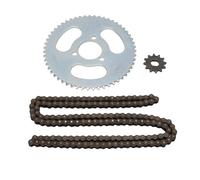 RASTKY Kit de Piñones 25HS con Piñones Delanteros de 12T y Traseros de 55T, Incluye Cadena de Transmisión de 146 Eslabones, Motocicletas, Vehículos Todo Terreno y Bicicletas Ideales de 47CC 49CC