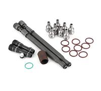 RASTKY Kit de Reparación de Rieles de Aceite Tapones Falsos de Tubo de Soporte Actualizados para E350/450 6.0L, Previene Problemas de Alta Presión, Apto para 2004-2007, 8 Tubos de Bola, Material